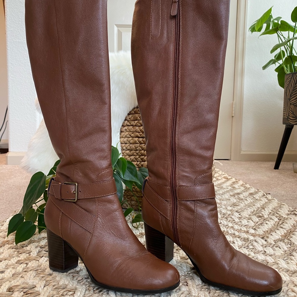 Cole Haan Heeled-riding Boot